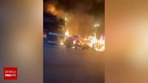 Incendiu devastator la Praid, după dezastrul de la salină