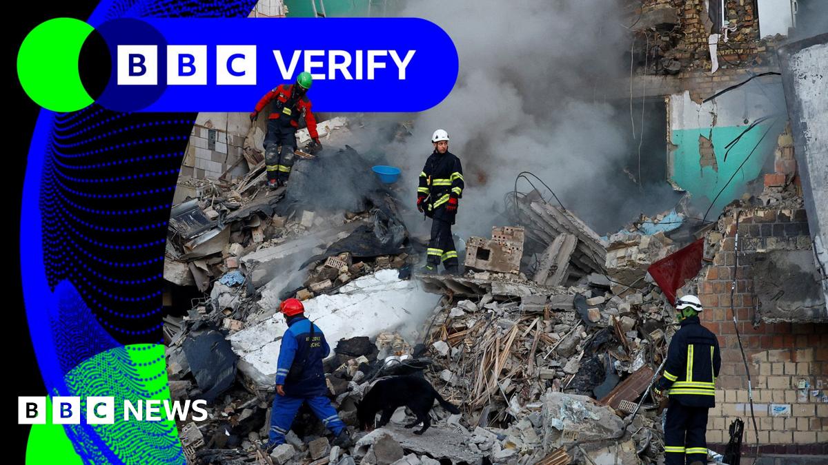 BBC Verify Live: Tracking where was struck in Kyiv attack and analysing Trump's DC crime claim