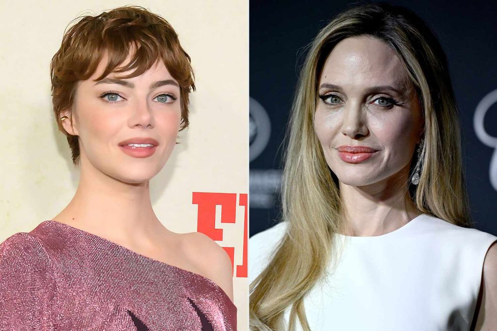 Emma Stone Says Her Mom Asked Angelina Jolie ‘If She Had Any Kids’