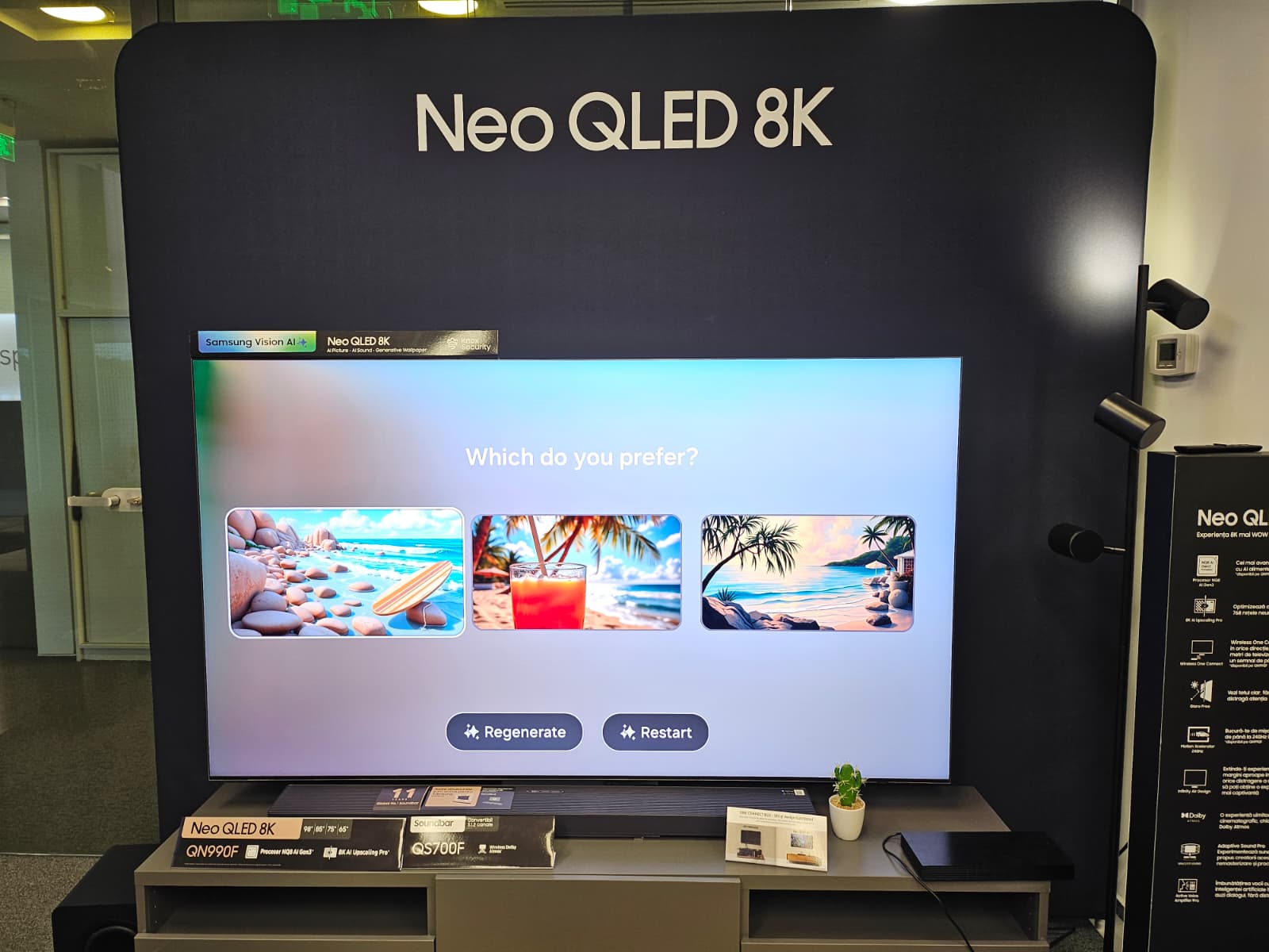 [ad_1] Televizorul Samsung Neo QLED 8K 75QN990F reprezintă un exemplu de tehnologie avansată în domeniul televizoarelor inteligente, integrând cea mai recentă tehnologie pentru imagine și sunet