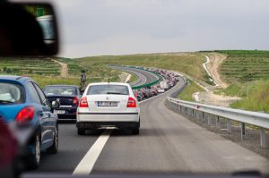 Incendiu pe Autostrada Soarelui, trafic deviat