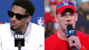 Tyrese Haliburton a discutat despre o posibilă intrare alături de John Cena la WWE SummerSlam cu trofeul NBA.