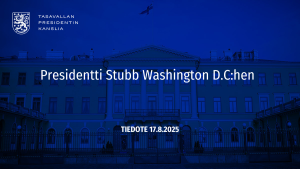 Președintele Stubb la Washington D.C.