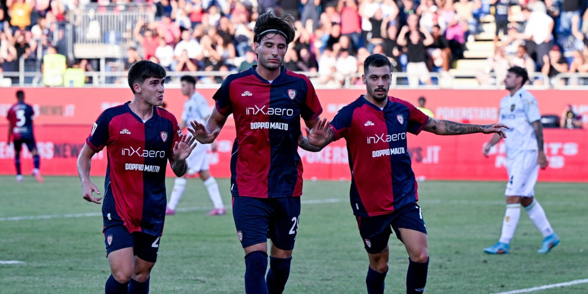 Cagliari, show de poker al Frosinone