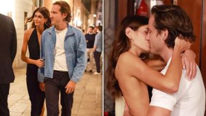 Kaia Gerber și Lewis Pullman își arată afecțiunea la Veneția