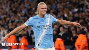 Erling Haaland înscrie al 50-lea gol în Champions League și ajută Man City să bată Napoli cu 2-0
