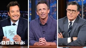 Prezentatorii TV din SUA susțin lui Jimmy Kimmel și critică lui Donald Trump în disputa privind libera exprimare.