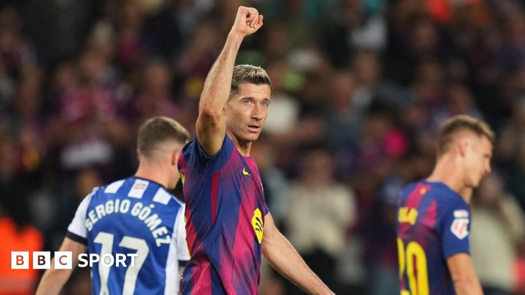 [ad_1] Barcelona a câștigat un meci important în La Liga, după ce a revenit de la scorul de 1-0 în deficit pentru a învinge Real Sociedad cu 2-1