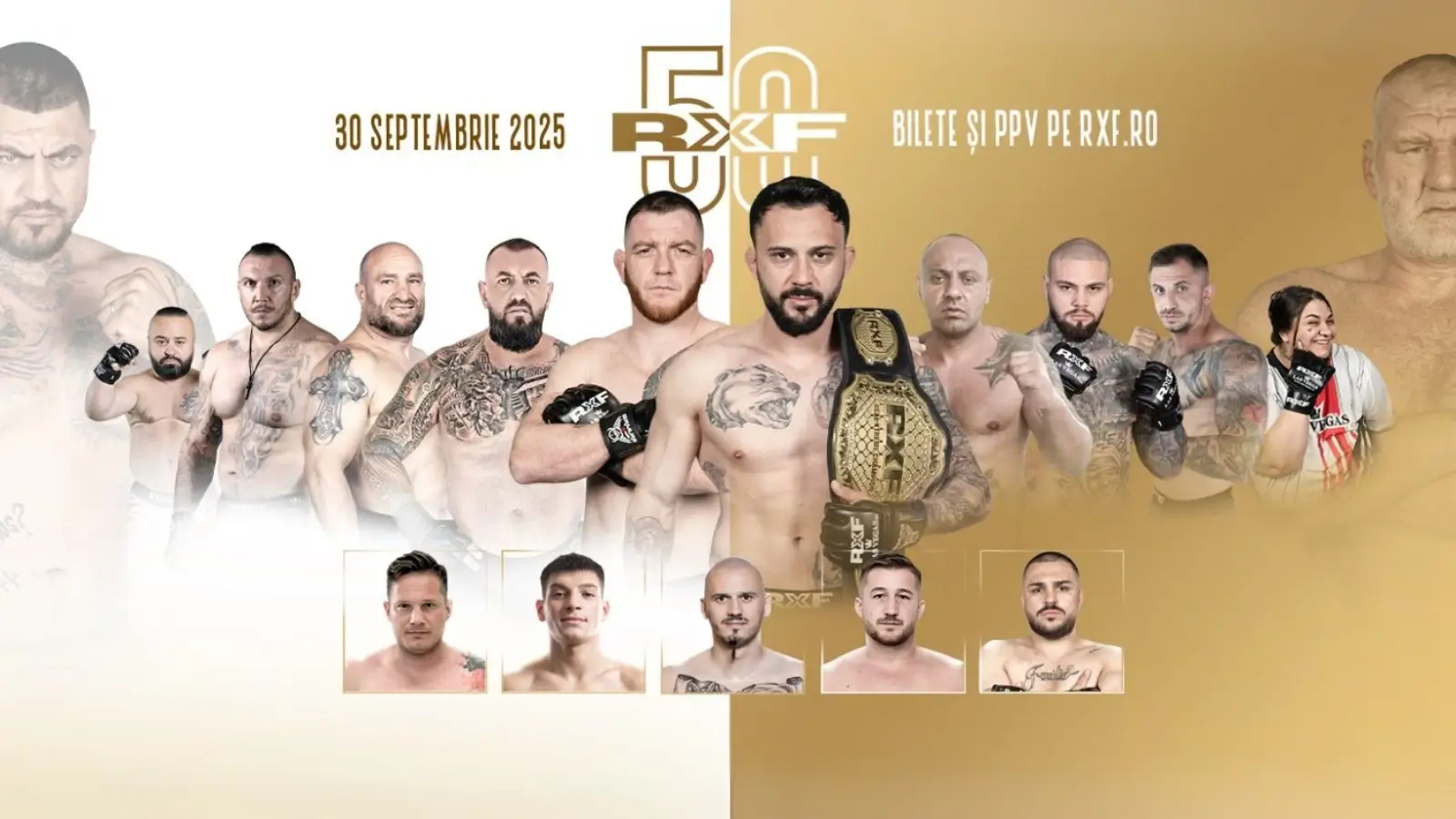 Cine difuzează online Gala RXF 50 de la 20:00?