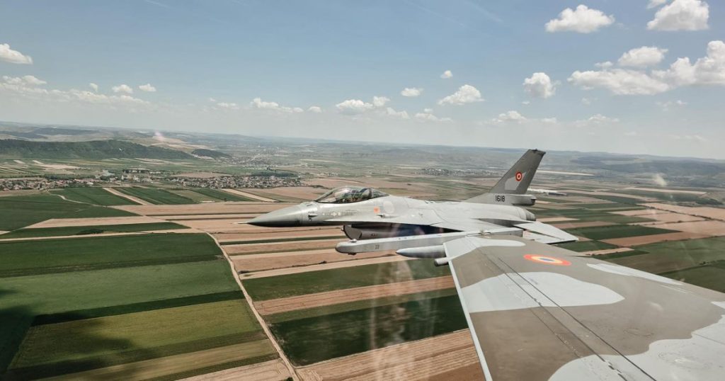 O dronă rusească a intrat în spațiul aerian al României: au fost mobilizate două avioane F-16 
