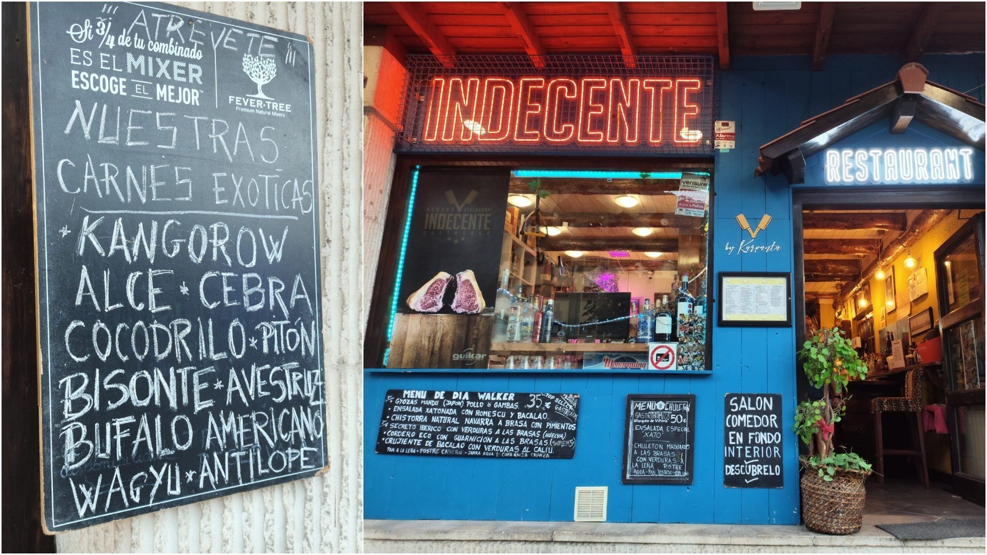 Video și fotografii: Experiența cu carne „exotică” într-un restaurant montan de pe granița Spaniei cu Franța – bizon, crocodil și cangur, alături de carne de vită locală