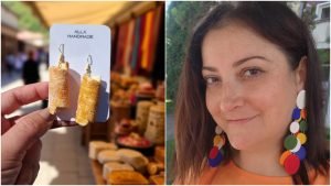 VIDEO | Bijuterii și obiecte artizanale inspirate din bucătărie de către designerul Diana Popa, reprezentate de Kurtocs kolacs, biscuiți Oreo, fructe și brioșe virtuale