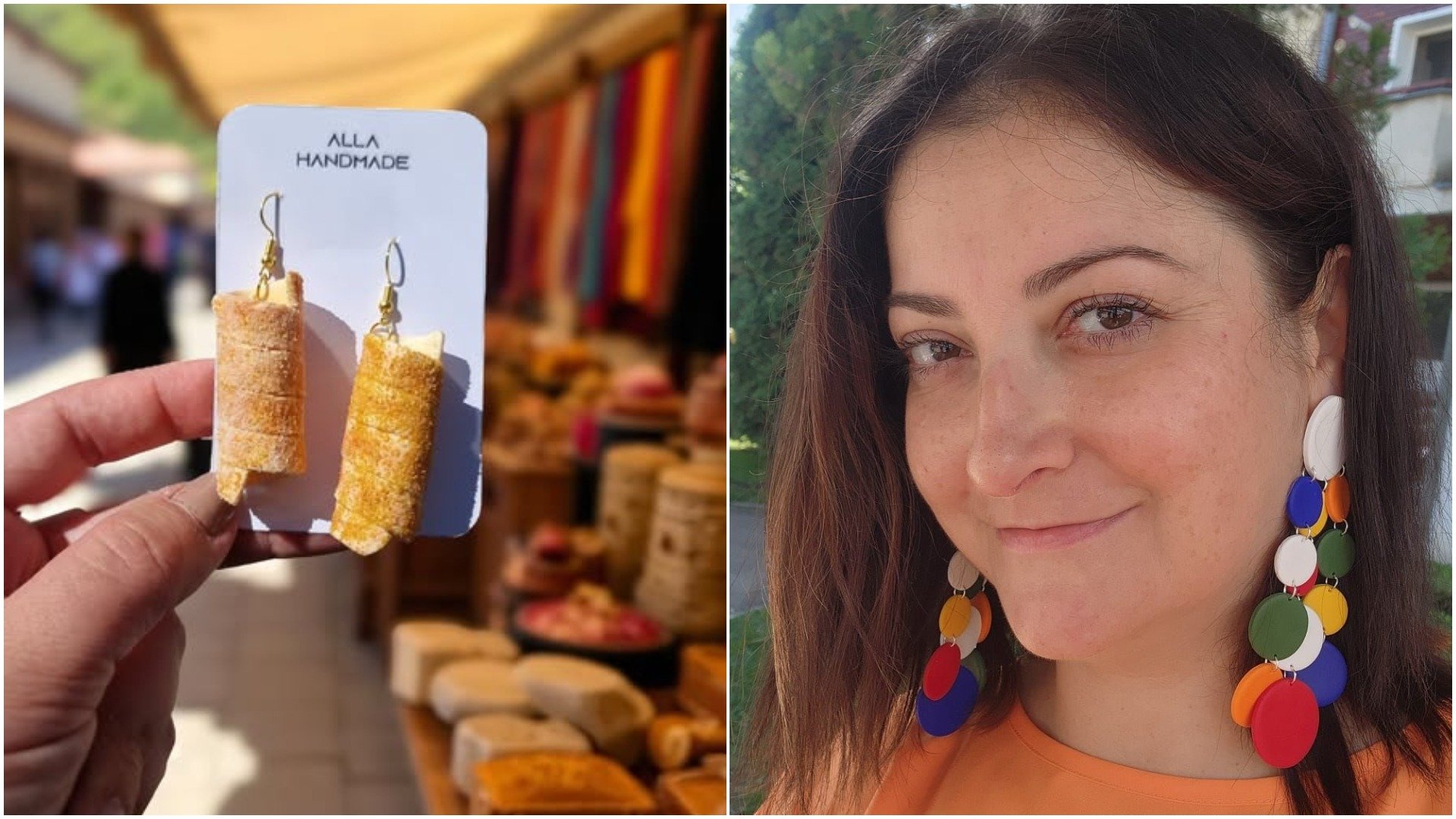 VIDEO | Bijuterii și obiecte artizanale inspirate din bucătărie de către designerul Diana Popa, reprezentate de Kurtocs kolacs, biscuiți Oreo, fructe și brioșe virtuale