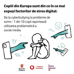 Fundația Vodafone îmbogățește programul Skills Upload Jr, adăugând o secțiune nouă dedicată sănătății digitale a tinerilor.