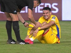 Adrian Șut eliminat după doar 5 minute în meciul din Cipru