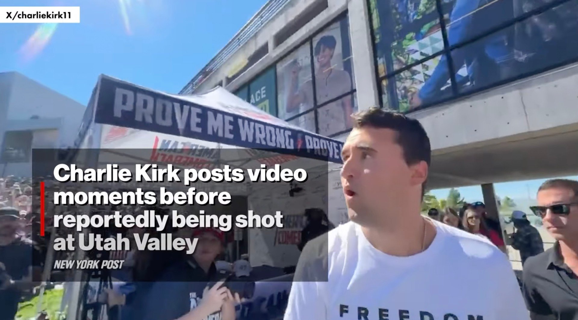 Charlie Kirk, aliat Trump, împușcat în Utah