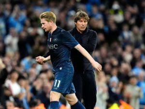 Conte regretă schimbarea lui De Bruyne la Manchester City – Napoli