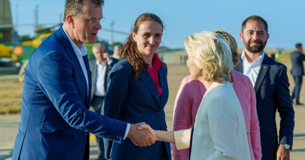 Moșteanu, după vizita lui von der Leyen în portul Constanța: Am discutat despre finanţare europeană pentru o nouă dană militară