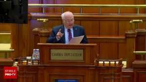 Moțiunile de cenzură, depuse în Parlament.