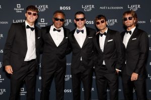 Gala de deschidere a turneului Laver Cup pe covorul negru