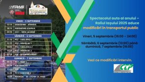 Raliul Iașului 2025 afectează transportul public