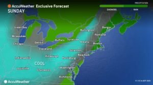 Vremea în New Jersey: O scadere brusca a temperaturii astazi, cu ploi ramase in prognoza meteo.

Sau, alternativ:

Prognoza meteo pentru New Jersey: O scadere semnificativa a temperaturii in aceasta zi, insotita de ploi care nu se disipă.

Sau, inca o varianta:

Schimbari de vreme in New Jersey: Temperaturi mult mai mici astazi, cu precipitatii care mai pot aparea in urmatoarele ore.