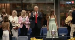 Începutul finalei US Open a fost amânat din motive de securitate, în timp ce Donald Trump a primit aplauze și huiduieli în timpul evenimentului