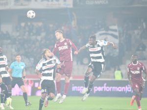 CFR Cluj conduce cu 1-0 împotriva U Cluj.