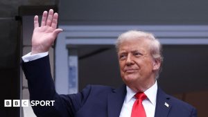 Arrivalul lui Donald Trump întârzie finala US Open 2025
