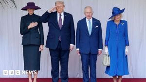 Donald Trump a fost primit la Castelul Windsor de Charles și membri ai familiei regale
