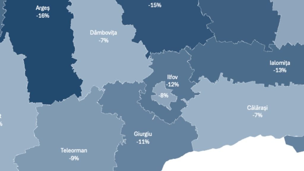 Evaluarea Guvernului: Peste trei sferturi dintre primăriile din Ilfov și peste jumătate din cele din București ar trebui să reducă numărul de angajați