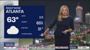 Vremea în Atlanta: toamnă dimineața, 27°C după-amiază