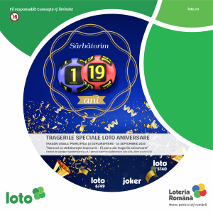 Trageri Loto Aniversare de la Loteria Română