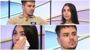 Sora Lavinei transmite un mesaj lui Adin live.