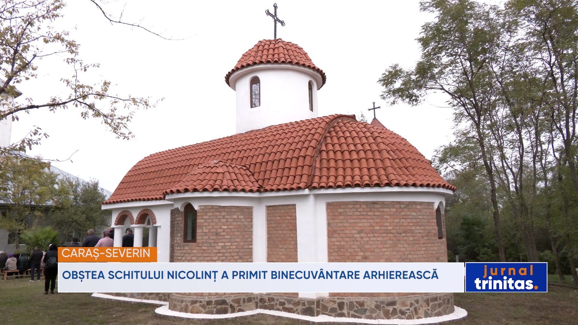 Schitul Nicolinț a fost binecuvântat de arhiereu