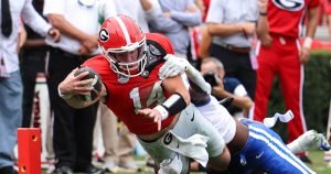 Georgia învinge Kentucky cu 35-14 după prima înfrângere a sezonului