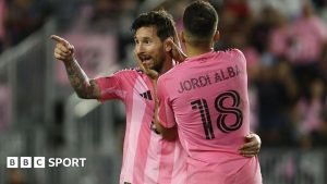 Lionel Messi marchează de două ori pentru Inter Miami
