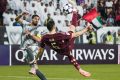 Al Wahda’s Ala Zouhir scores with a spectacular overhead kick.