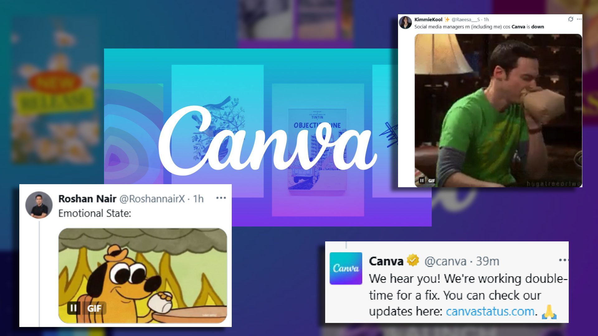 [ad_1] Serviciul online de design grafic Canva a fost întrerupt pentru utilizatorii din întreaga lume, afectând proiecte, prezentări de ultimă oră și, mai ales, urări de Diwali pentru utilizatorii din India care nu folosesc Photoshop