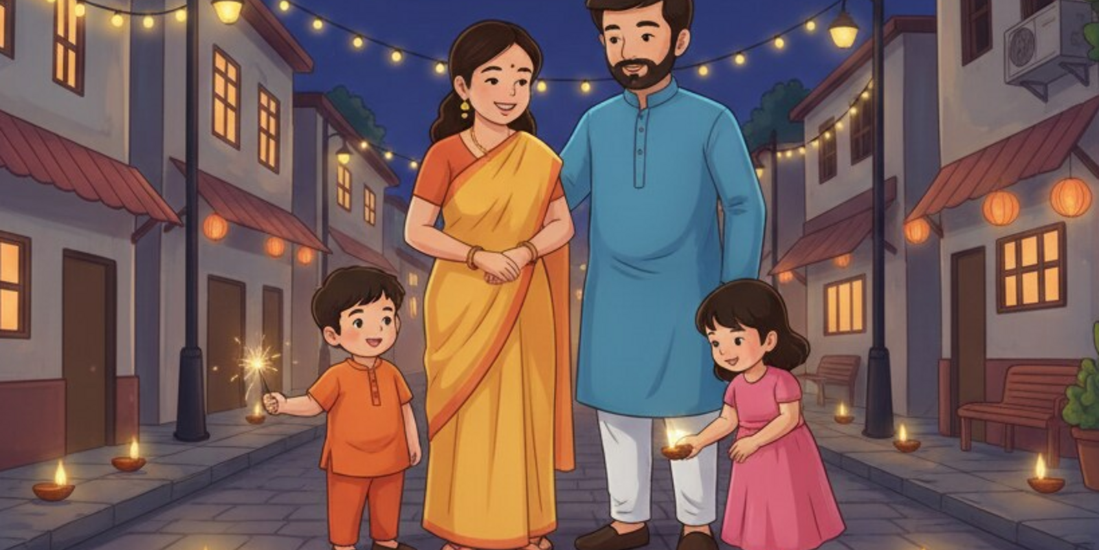 Happy Diwali 2025 🪔🎇: 101+ wishes, images, greetings, sweet messages, GIFs to share with family and friends