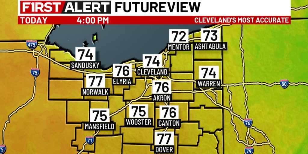 Staying dry and warmer than normal