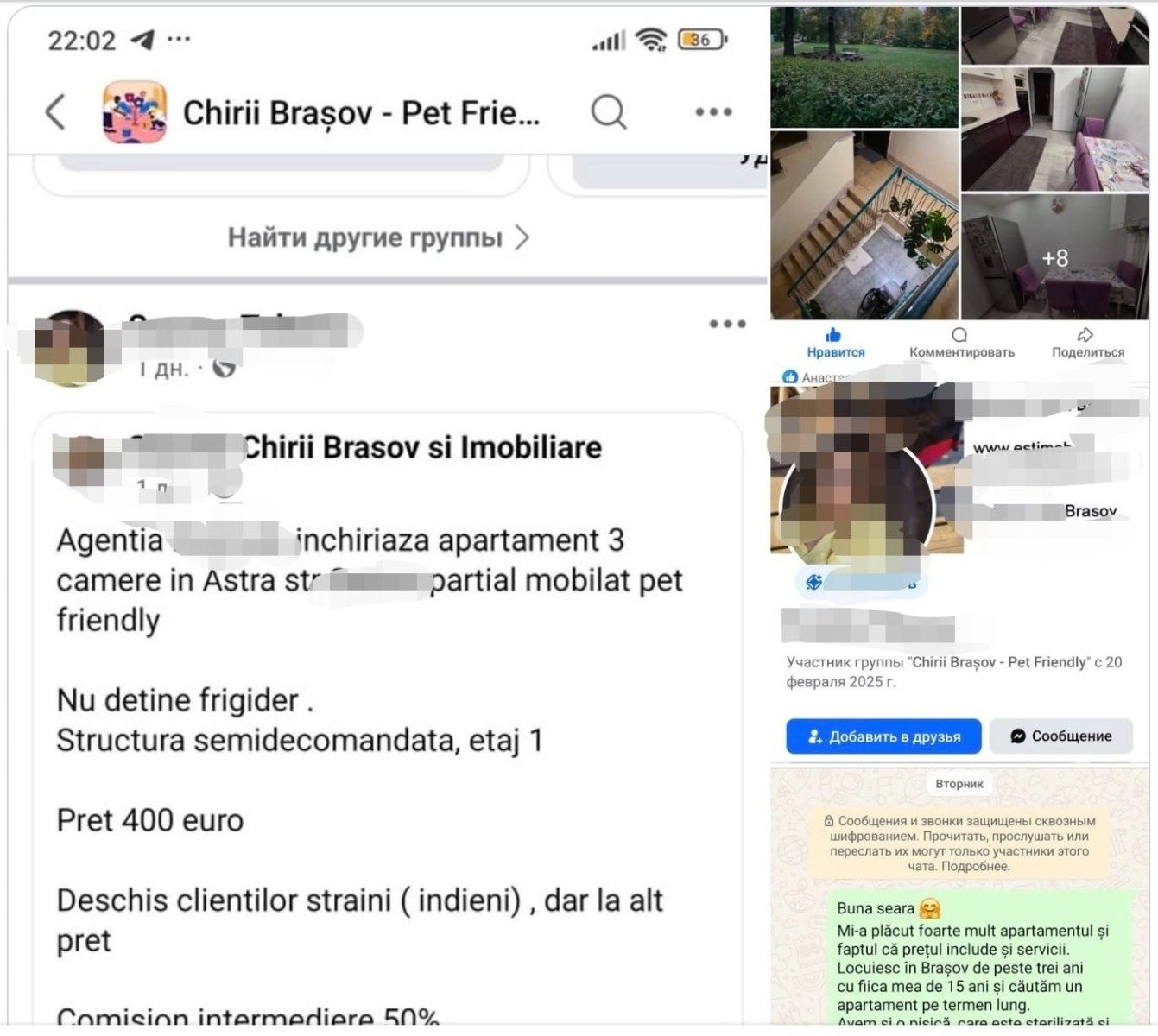 Afaceri cu tentă naționalistă în Ardeal: o ucrainiană refuzată pentru închirierea unui apartament la Brașov din cauza originii / Anunțuri discriminatorii: „Nu se acceptă reprezentanți ai altor naționalități” și diferențe de preț pentru cetățeni români și străini