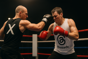 Meta Threads și X al lui Elon Musk, duel pentru supremație în social media