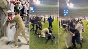 Conflicte majore în confruntarea în care Olăroiu a pierdut șansa de a obține calificarea directă la Cupa Mondială! Înfruntare violentă și obiecte zburătoare din partea spectatorilor.