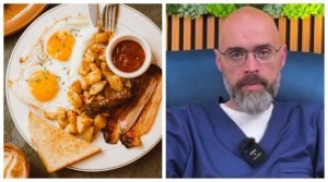 Combinații de mic dejun aparent sănătoase care pot afecta negativ ficatul și intestinul / Expert în nutriție avertizează asupra riscurilor asociate cu ouăle prăjite cu bacon, dulciurile și cafeaua
