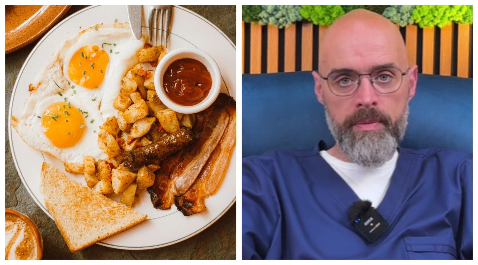 Combinații de mic dejun aparent sănătoase care pot afecta negativ ficatul și intestinul / Expert în nutriție avertizează asupra riscurilor asociate cu ouăle prăjite cu bacon, dulciurile și cafeaua