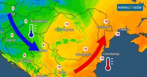 Vremea se încălzește, dar pentru scurt timp.