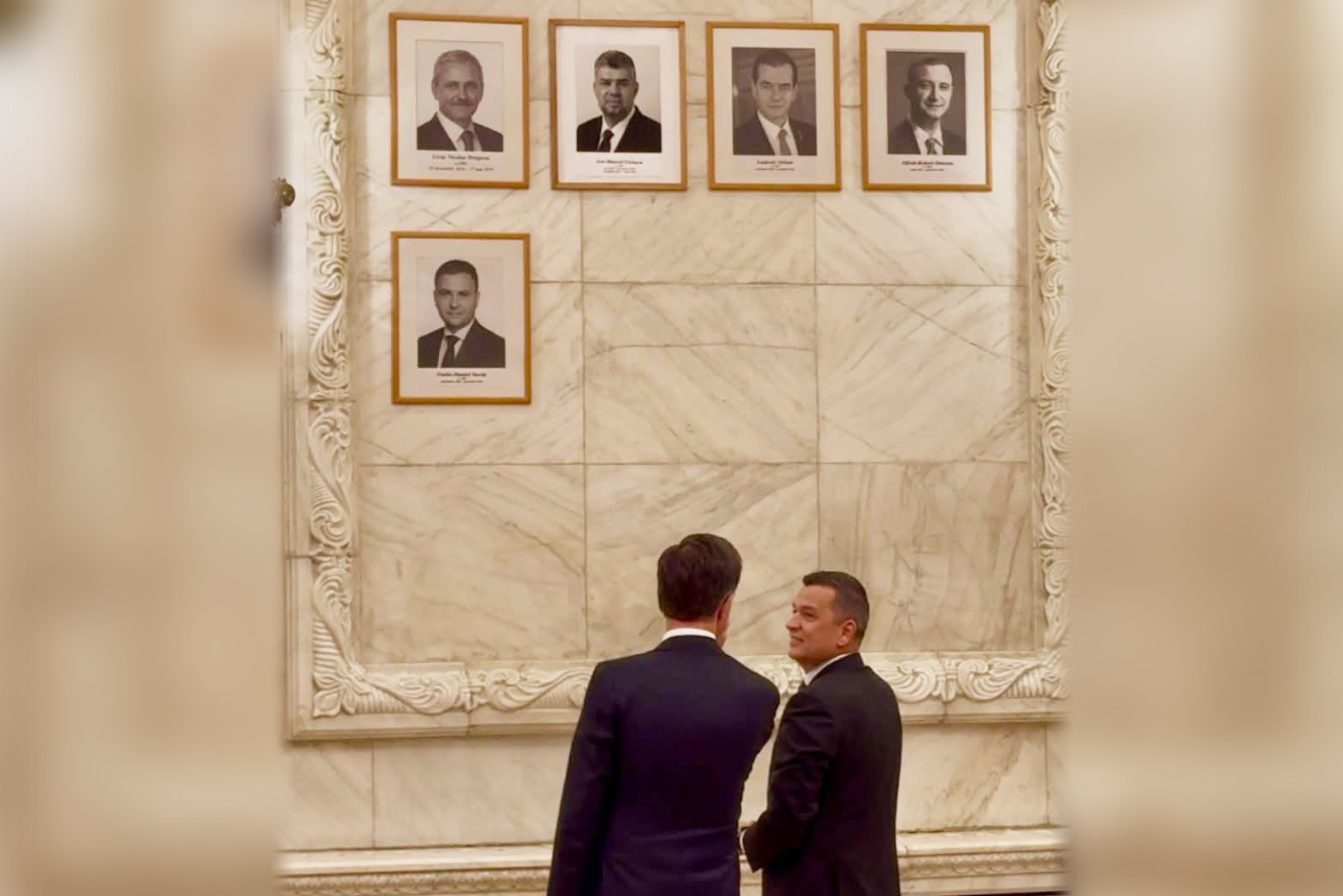 FOTO/VIDEO eful NATO, discuții cu oficialii români la Parlament. Ce l-a întrebat pe Sorin Grindeanu când a văzut fotografia lui Marcel Ciolacu