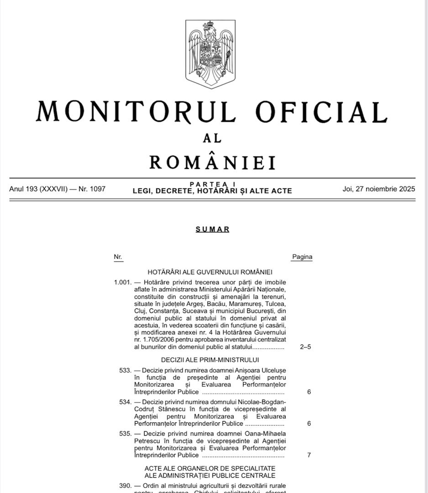 Anişoara Ulceluşe a fost desemnată preşedinta AMEPIP, iar Nicolae-Bogdan-Codruț Stănescu și Oana-Mihaela Petrescu au primit titlurile de vicepreședinți.