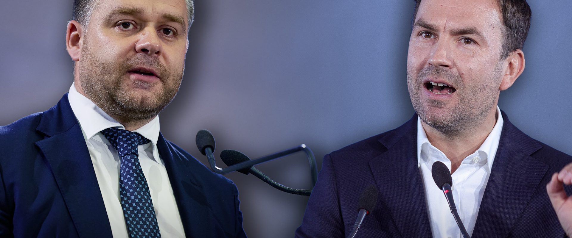 Ciprian Ciucu și Cătălin Drulă. Colaj: Ion Mateș. Foto: Inquam Photos, Profimedia